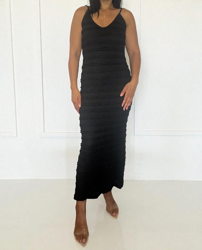Robe longue côtelée – Élégante, confortable et flatteuse