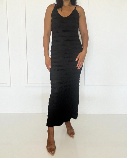 Robe longue côtelée – Élégante, confortable et flatteuse